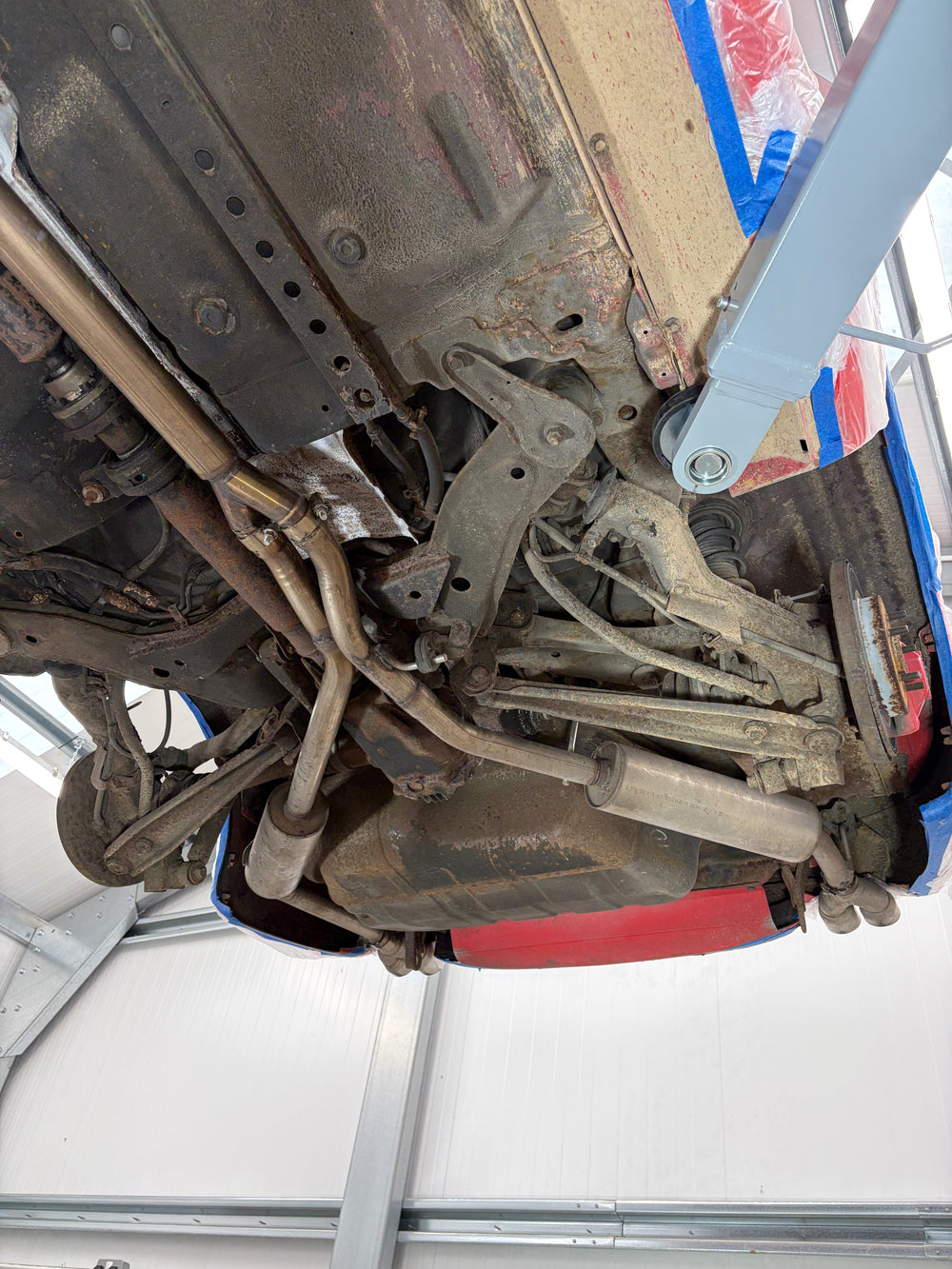 Mitsubishi GTO underbody corrosion 