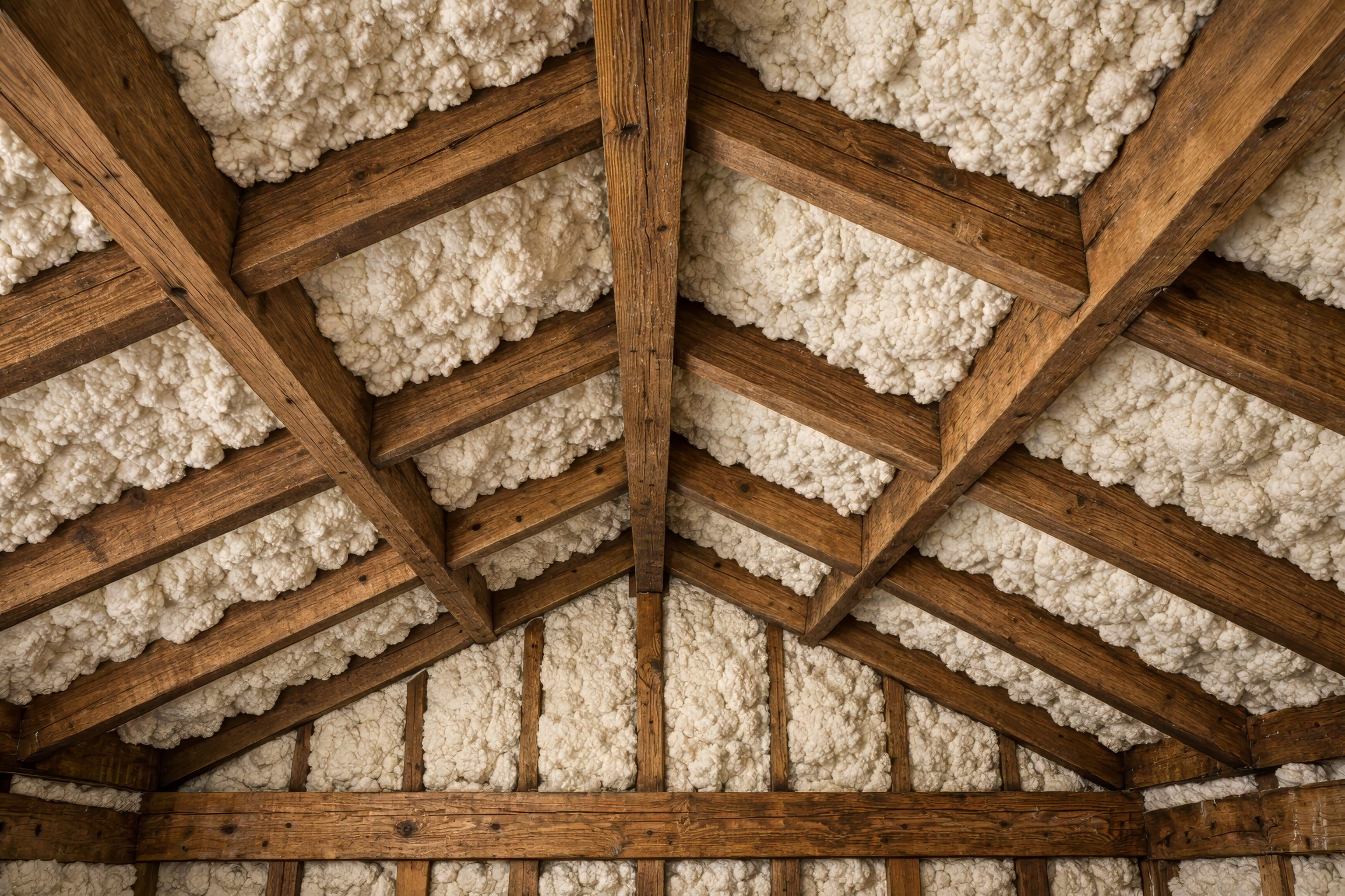Spray foam insulation in loft 